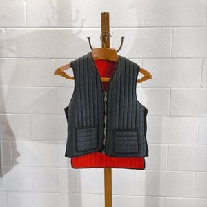 Vintage 1970s quilted puffer Vest 1970s